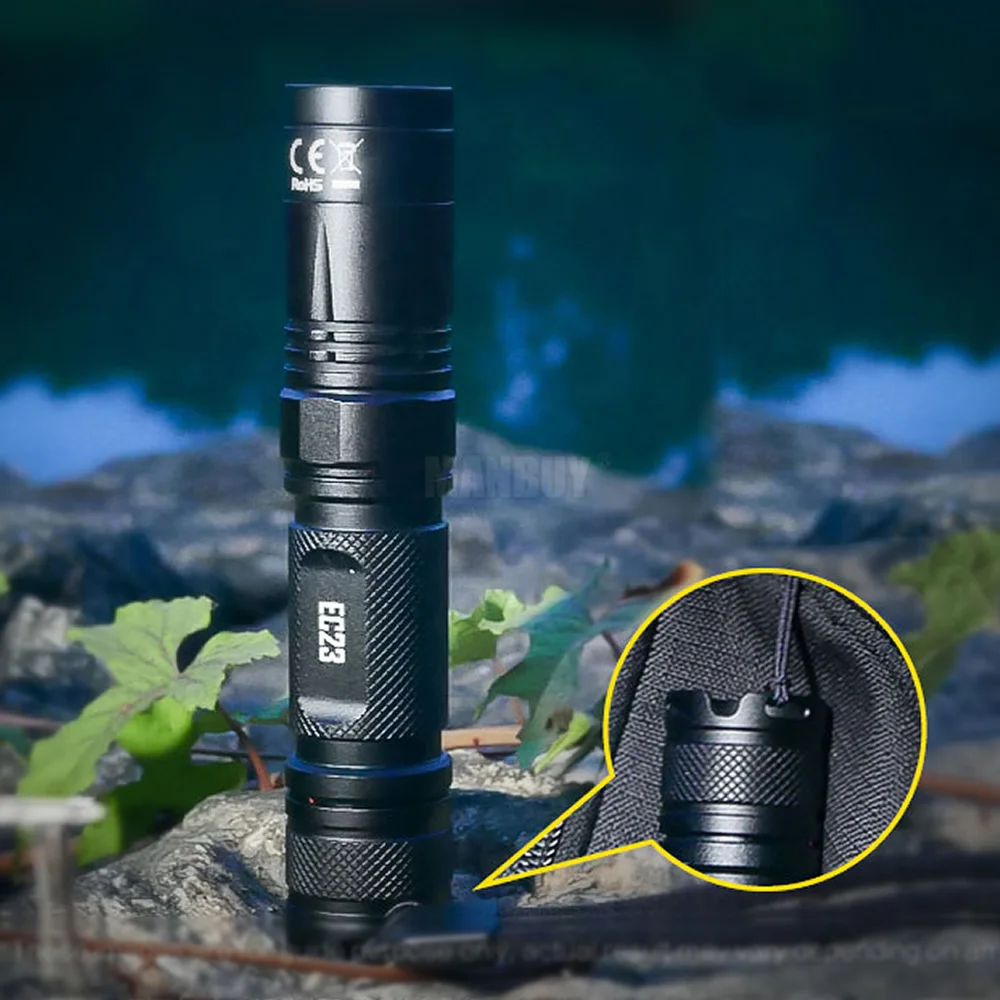 NITECORE 1800 люмен EC23 + UM10 зарядное устройство Перезаряжаемая батарея 18650