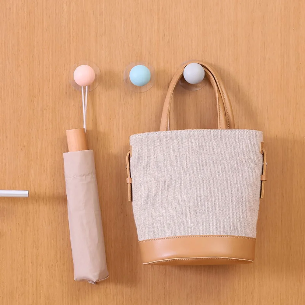 6 шт грибной дизайн крючки пластиковые двери пальто Крючки одна настенная