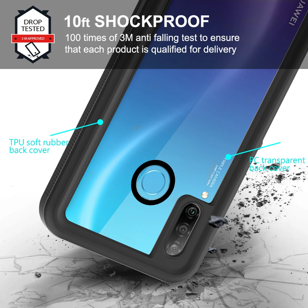 IP68 Дайвинг Водонепроницаемый чехол для iPhone 11 Pro Max XR XS MAX 5S SE 6S 7 8 Plus прочный Чехол