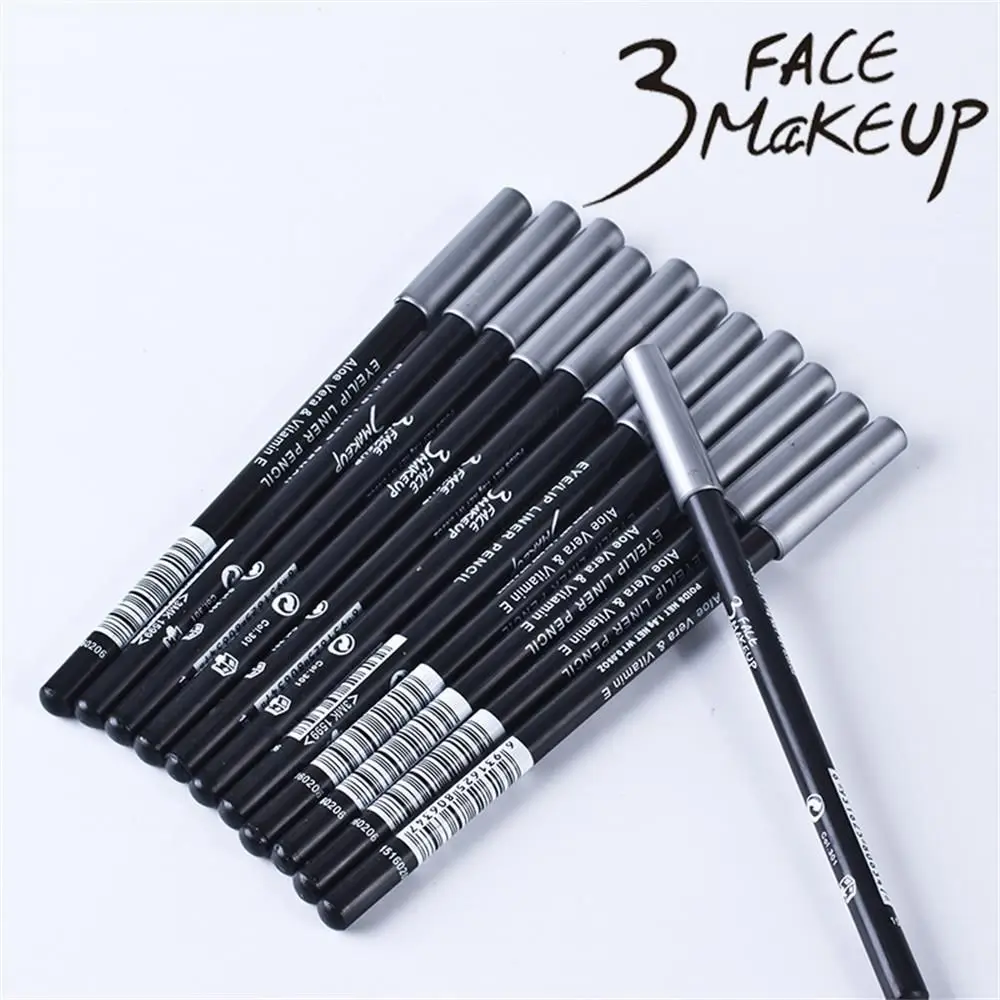 

1PC New Wooden Eyeliner Pen Long Lasting Waterproof Eyeliner Eyebrow Enhancers Women Fashion Eye Makeup Tool