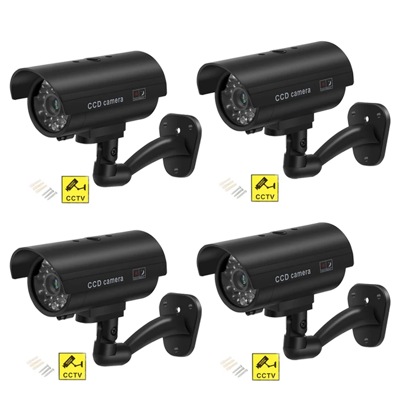 Муляж 4 шт. цилиндрической камеры наружного и внутреннего наблюдения