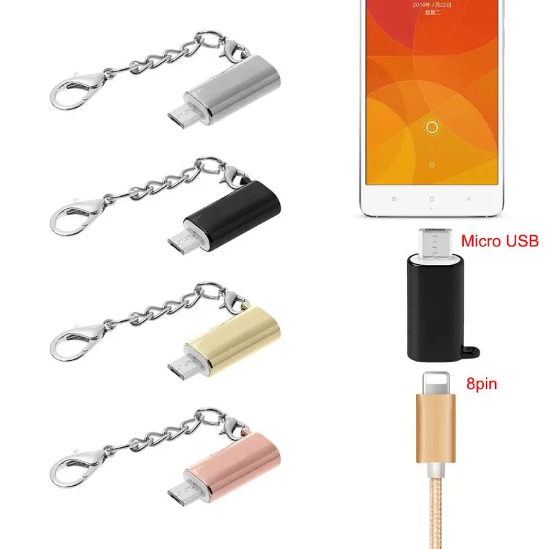 Переходник с разъема Lightning 8 Pin на Micro USB | Мобильные телефоны и аксессуары