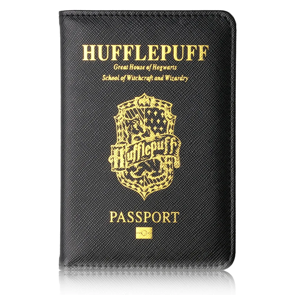 TourSuit Rfid блокирующая Кожаная Обложка для паспорта Хогвартс Гриффиндор Рейвенкло с чехол для карт