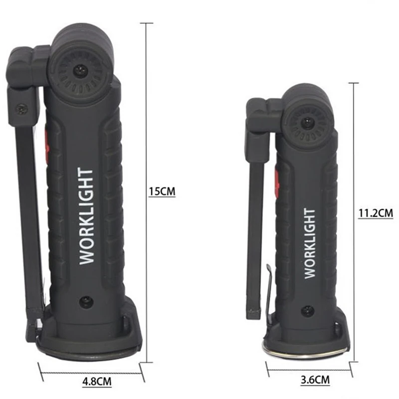 Светодиодный портативный фонарик USB фонарь светильник Магнитный перезаряжаемый