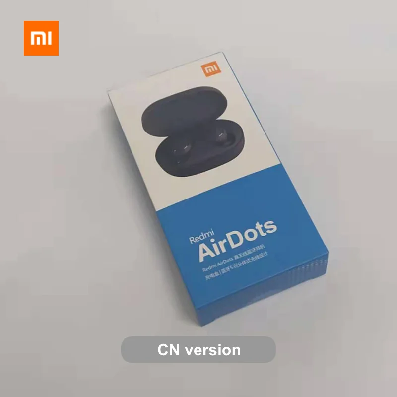 Xiaomi Redmi Airdots Xiaomi беспроводные наушники Голосовое управление Bluetooth 5,0 шумоподавление управление - Цвет: CN verson