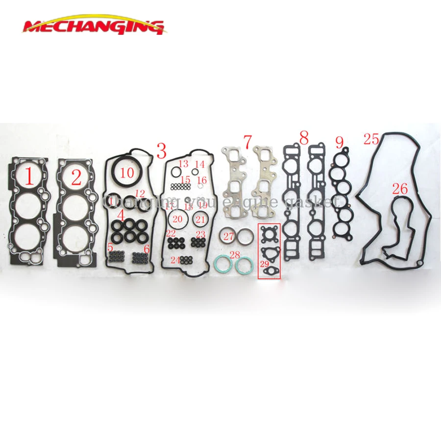 

3VZFE 3VZ For TOYOTA CAMRY 3.0 SCEPTER WINDOM Estate 3.0L Engine Gasket Engine Parts Engine Rebuilding Kits OEM 04111-62050