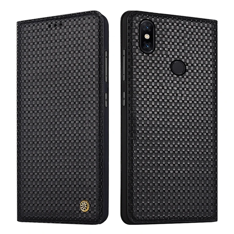 Чехол с откидной крышкой для Xiaomi Mix 2/2s Крышка Ультра Тонкий Магнитный кожаный