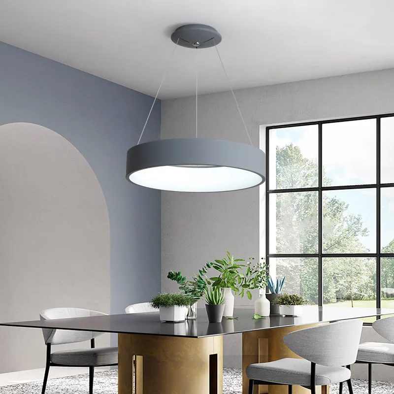Современные подвесные светильники минималистичное светодиодное освещение с