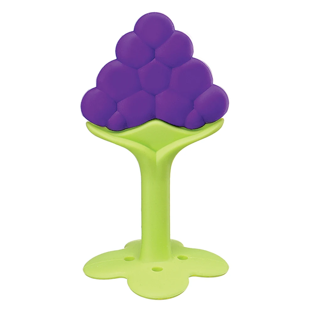 Baby Teethers Happy 20025 teething toy gum massager teether rodents silicone lilac Teether | Мать и ребенок
