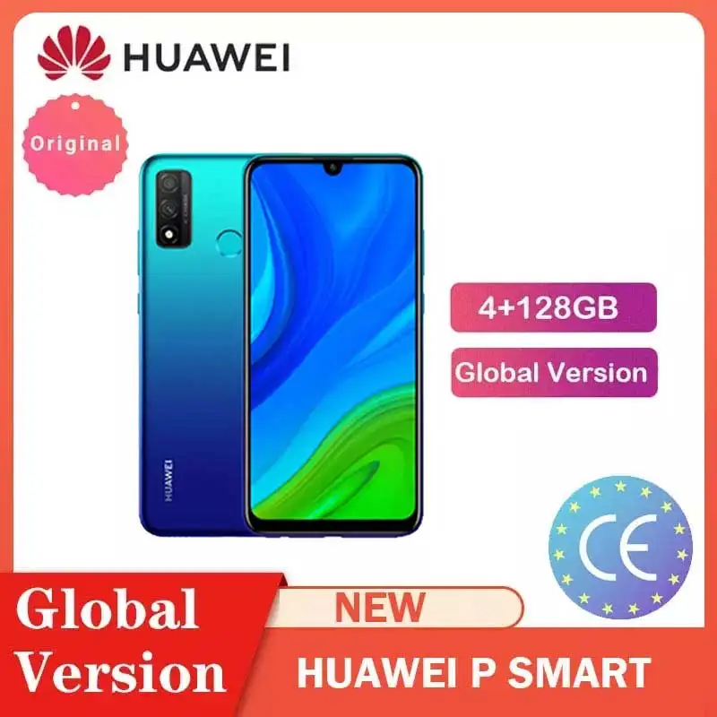 HUAWEI P Smart 2020 4 Гб 128 Смартфон глобальная Версия Мобильный телефон 3400 мАч