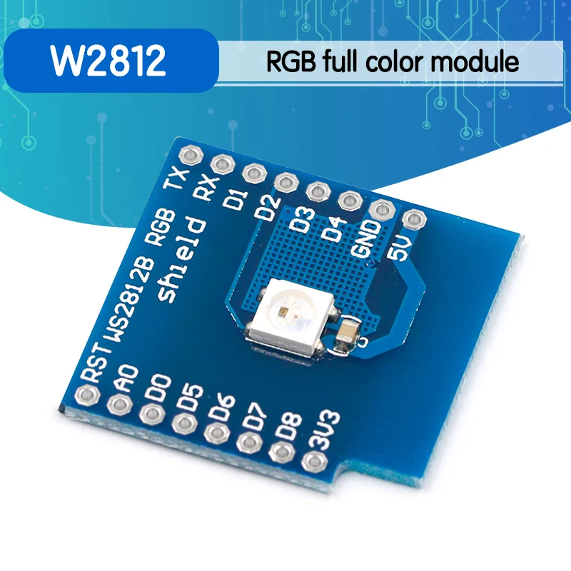 1 шт. WS2812B щит RGB для WeMos D1 mini BMP180|Запасные части| |