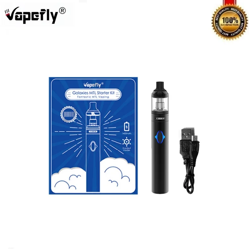 Оригинальный комплект Vapefly Galaxies MTL 30 Вт 1400 мАч аккумулятор с атомайзером 1 8 мл
