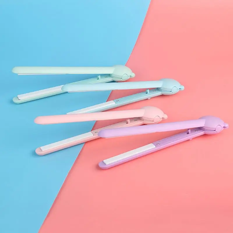 Портативный беспроводной мини выпрямитель для волос USB щипцы выпрямления