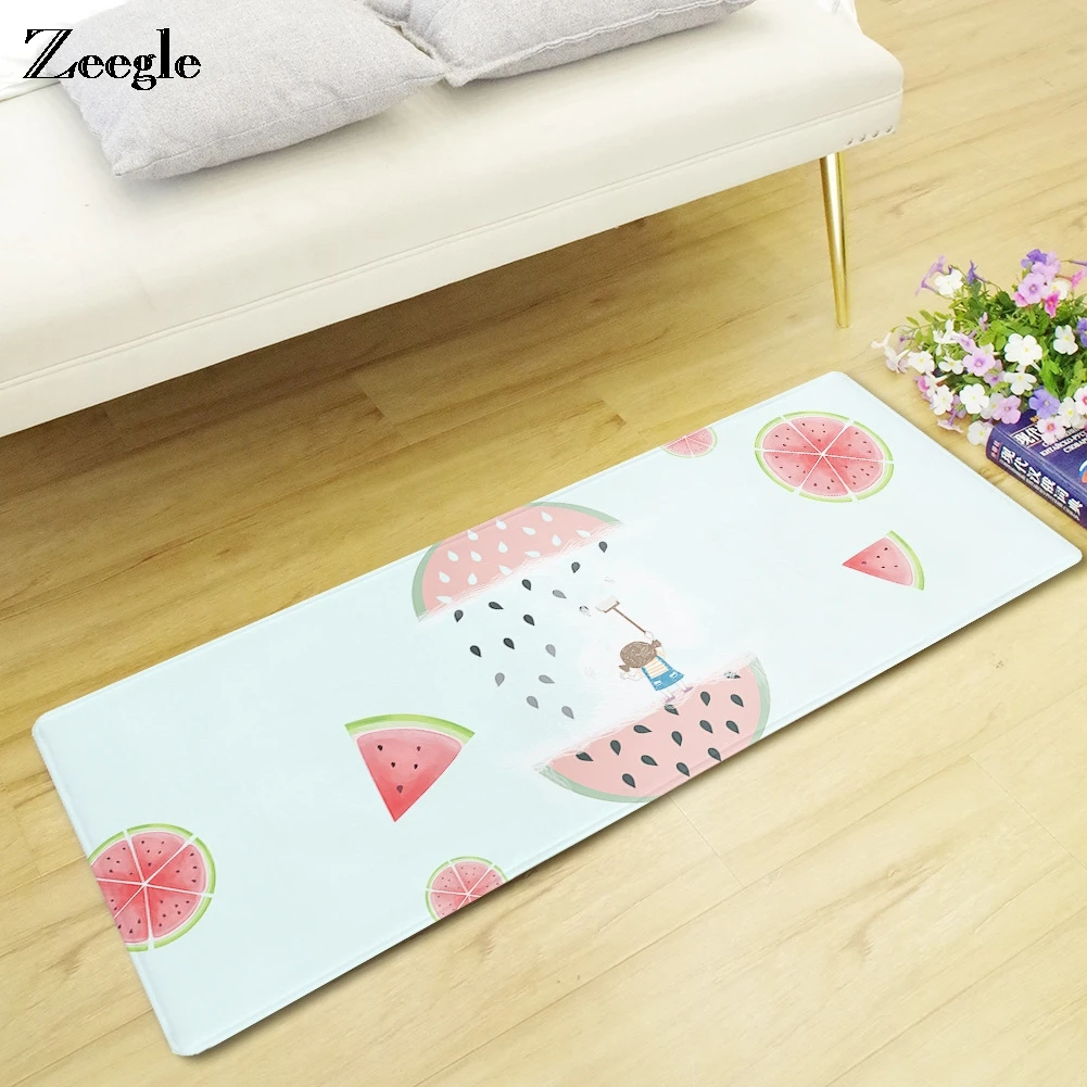 Zeegle детская Спальня коврик фланелевый ночной Нескользящие Коврики для ковры