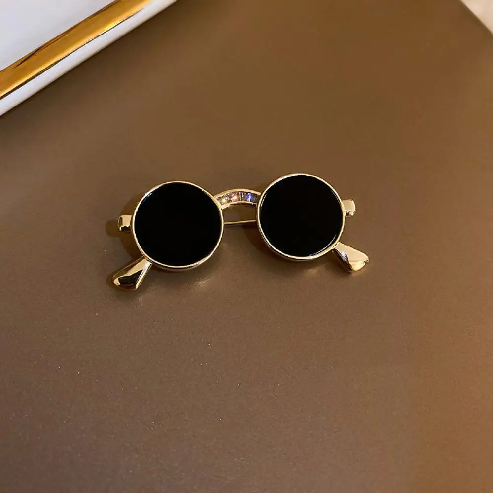 Брошь в стиле хип-хоп для мужчин и женщин эмалированная булавка очков