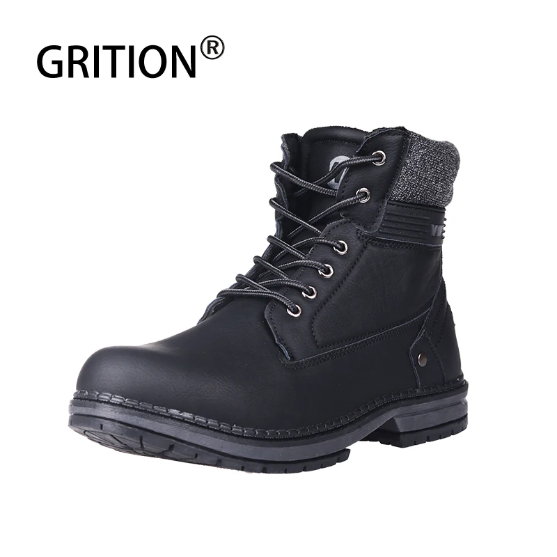 GRITION/зимние мужские ботинки с высоким берцем Тактическая обувь Удобная