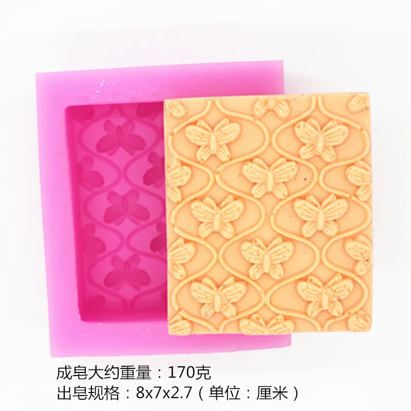 Бабочка силиконовая форма для мыла ручная работа Производство Мыла Искусно