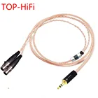 Топ-Hi-Fi 2,53,54,4 мм балансный монокристаллической Медь кабель наушников обновления для Audeze LCD-3 LCD3 LCD-2 LCD2 наушники
