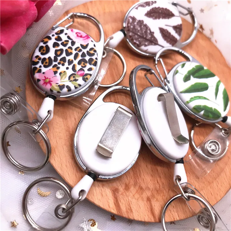 Ремень офисный шнур овальный выдвижной Бейдж катушка ID ремешок именная бирка