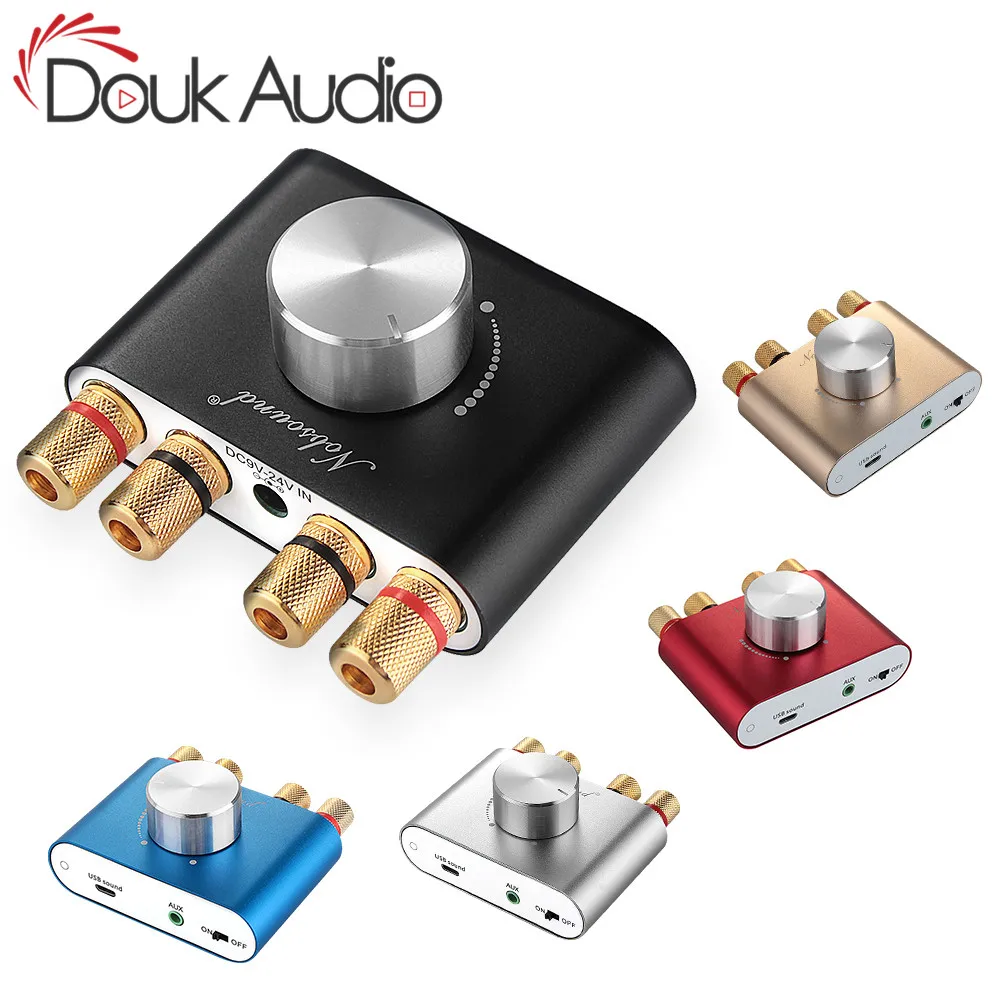 Douk аудио Hi Fi Bluetooth 5 0 цифровой усилитель стерео 2 Ch Mini TPA3116 мощный беспроводной
