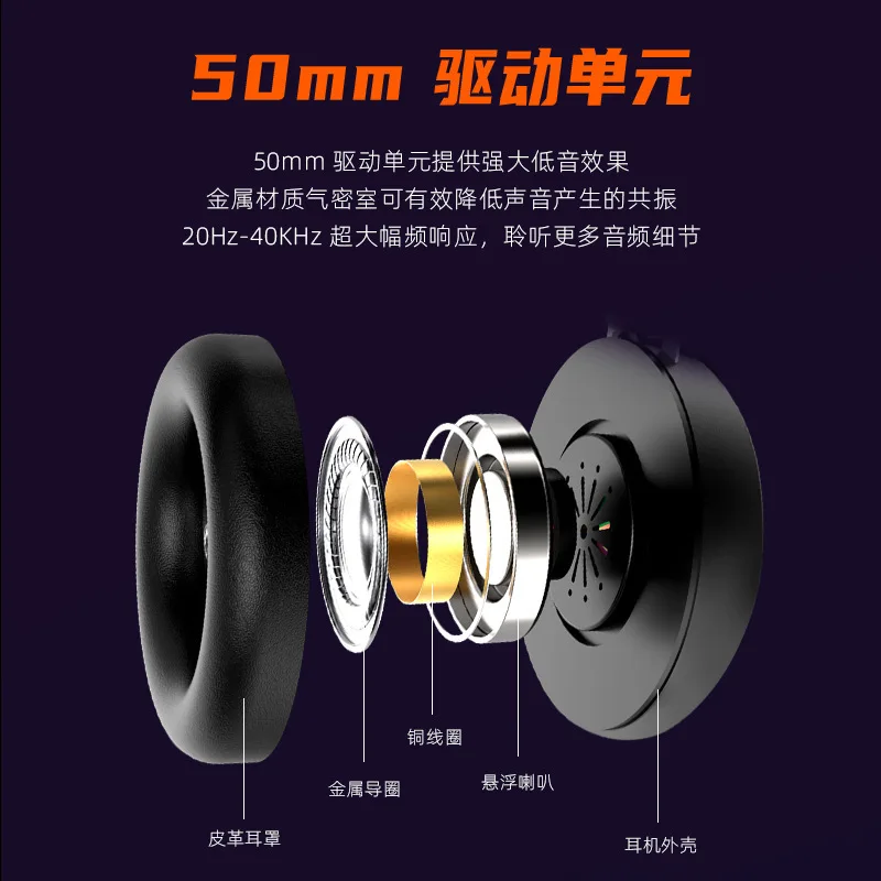 

Headphones for X2 wired headset head-mounted gaming gaming luminous 7.1 desktop computer eating chicken headset headset