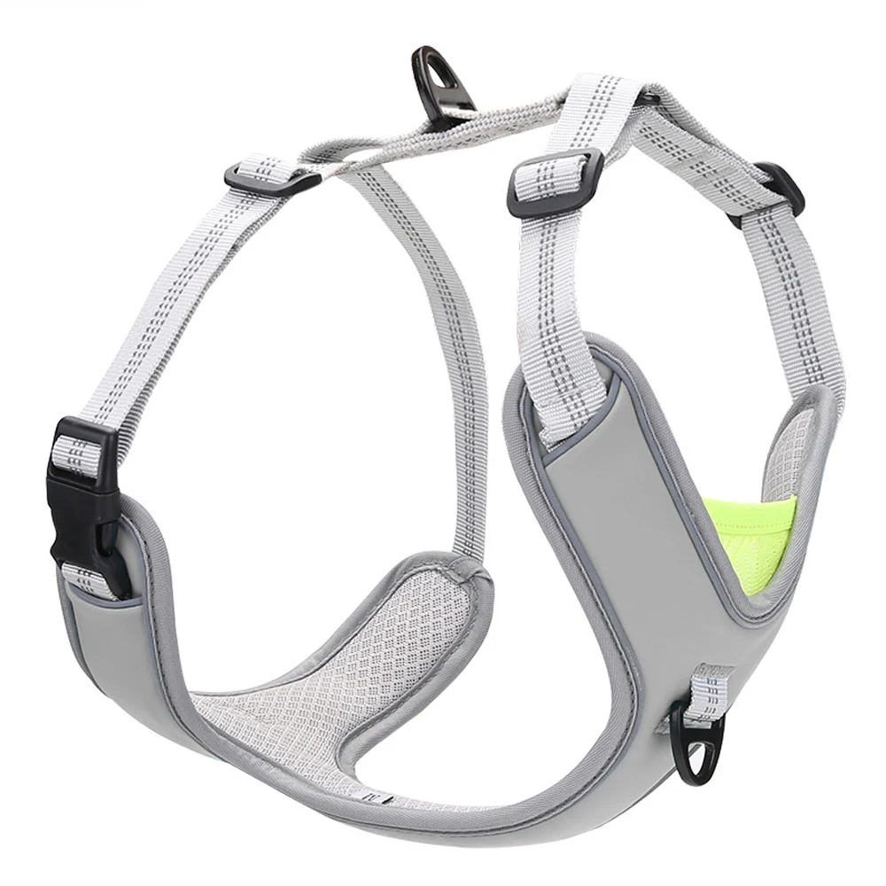 Новая Светоотражающая нейлоновая шлейка для собак любых погодных условий
