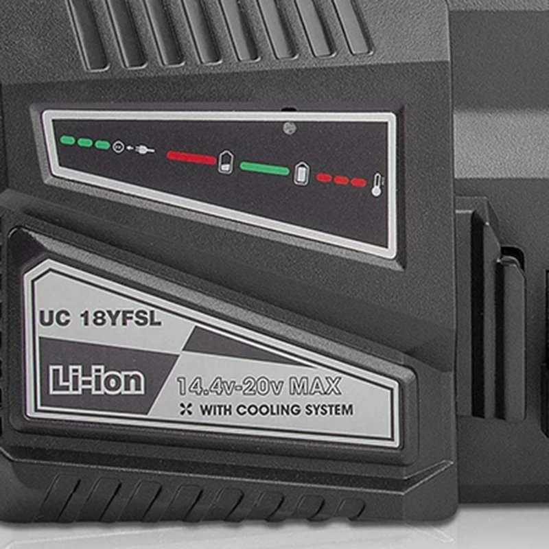 

14.4V-20V Max UC18YFSL Li-Ion Battery Charger for HITACHI UC18YFSL UC18YSL3 UC18YKSL UC18YRL UC18YRSL