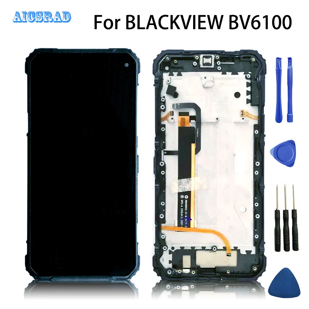 Оригинальный ЖК-дисплей KOSPPLHZ для blackview bv6100 сенсорный экран 6 88 дюйма с рамкой BV 6100 +