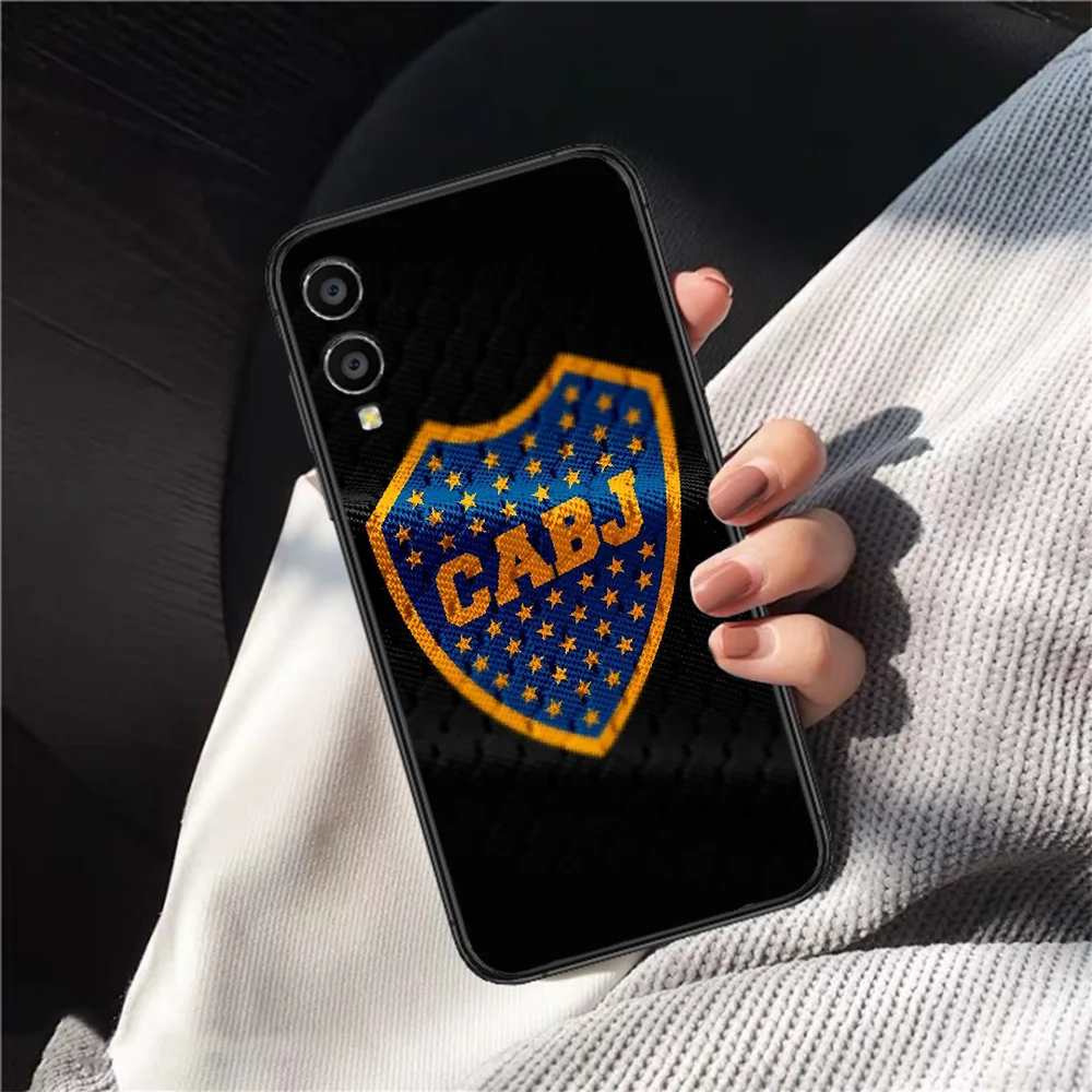 

Boca Juniors Soccer Phone Case For HUAWEI Honor 6 7 8 A S 9 X Mate 10 20 30 i Lite Pro Y7 2019 black Coque Silicone Shell