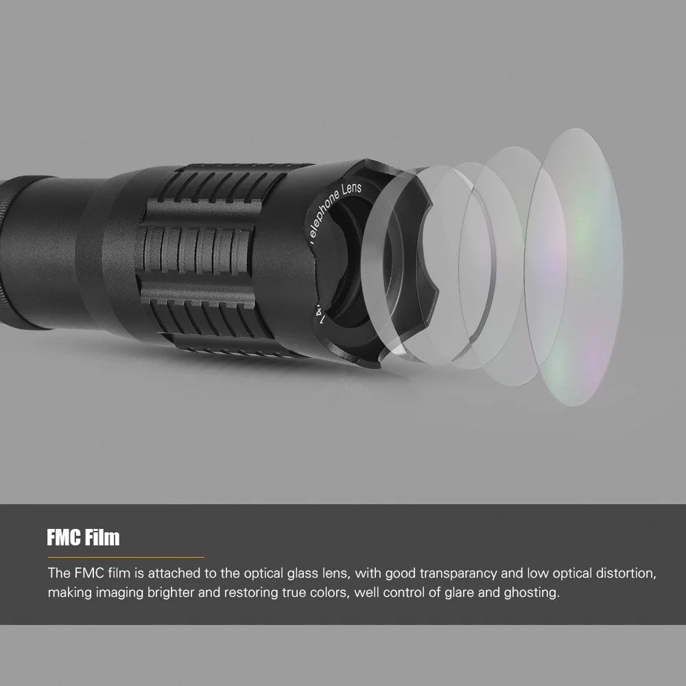 Многофункциональный комплект мобильных телеобъективов 14X монокулярный телескоп