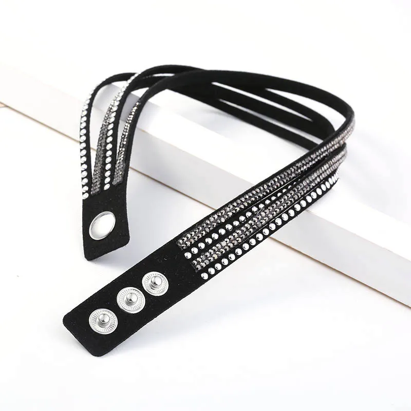 Женский браслет-хипстер MAIKALE браслет из кожи и вельвета