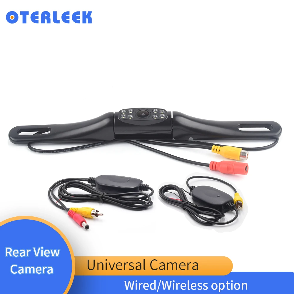 Беспроводная камера ночного видения ИК заднего вида ЕС рамка номерного знака