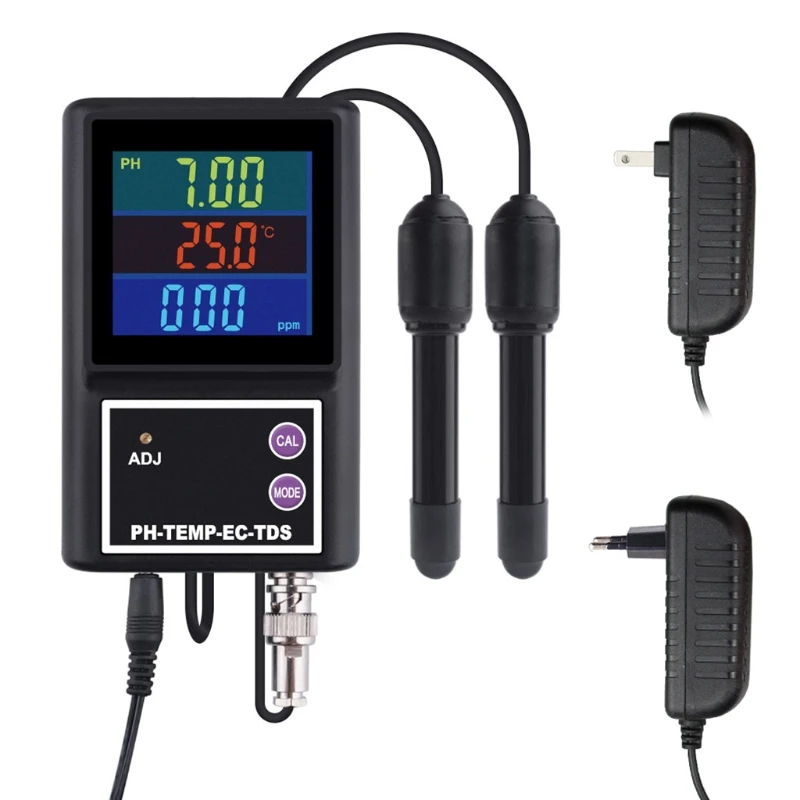 

PH‑260BD Water Quality Monitor Bluetooth LCD Online PH/TDS/EC/Temperature Meter N84C