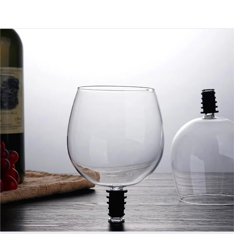 500 мл стеклянная винная бутылка прочные пробки Binge питьевой Партнер бокал для