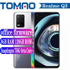 Мобильный телефон Realme Q3 5G, экран 6,5 дюйма, 120 Гц, 68 ГБ ОЗУ, 128256 Гб ПЗУ, Snapdragon 750G, большой аккумулятор 5000 мАч, 30 Вт, камера 48 МП, Google play