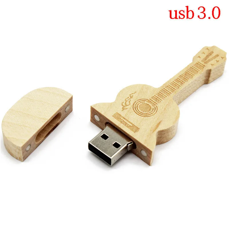 TEXT ME usb 3 0 логотип для гитары Деревянный из клена стиль pendrive 4 ГБ 8 16 32 usb3.0