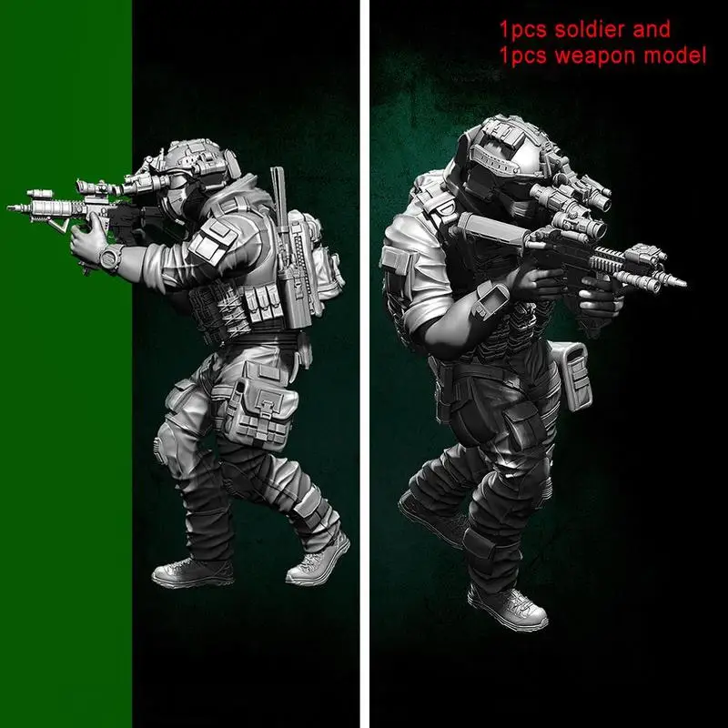 

YUFAN 1/35 5cm Resin Soldier US Marine Corps Model Helmet Toy Children's Model Soldier Game Toy War Simulation Tactical Sol Q2Q2