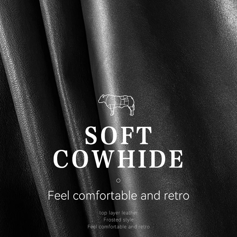 Vintage Genuine Leather Men's Clutch Bag Large Capacity Card Slot Phone Holder Pouch Long Wallets Business Handbag Hand Bag