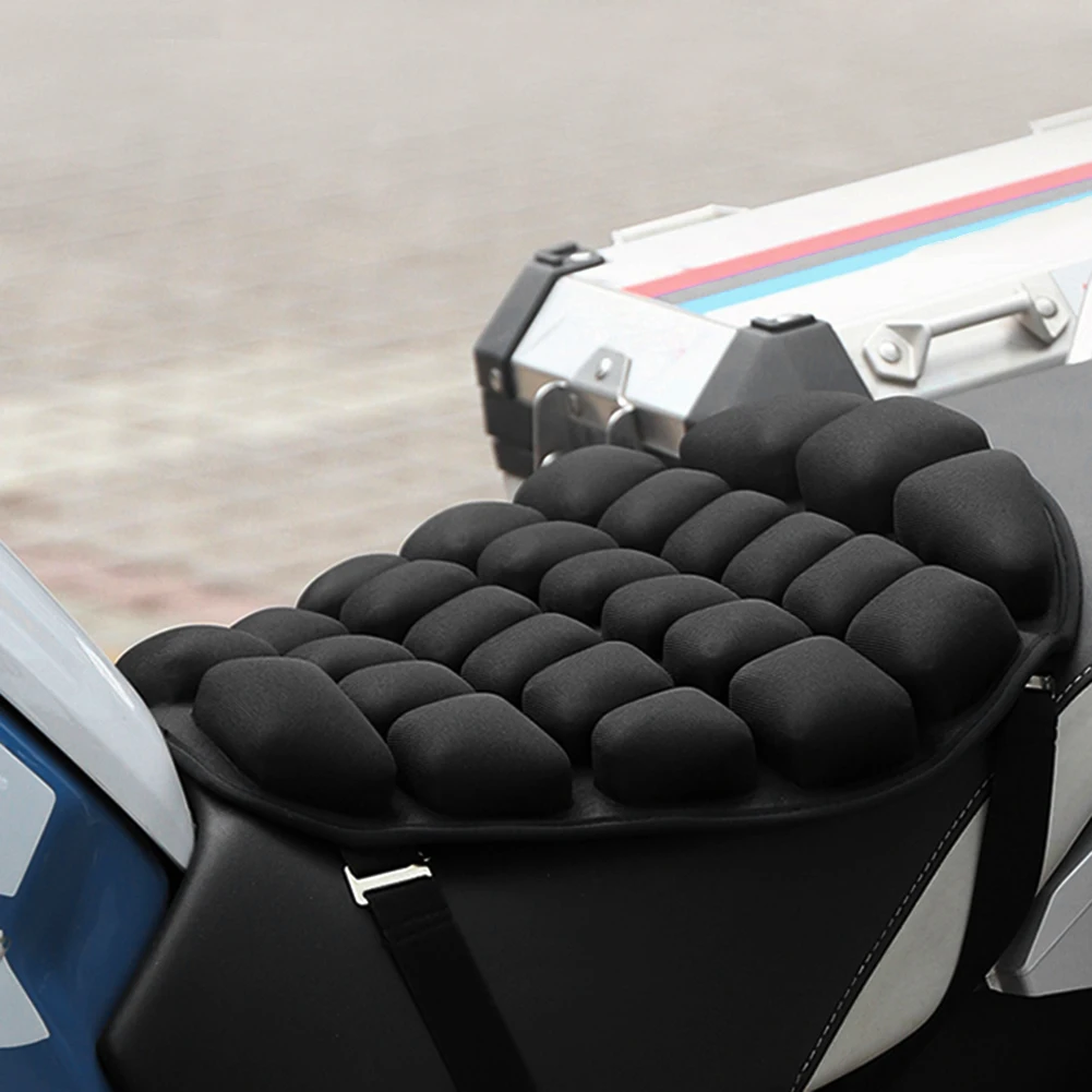 دراجة نارية وسادة مقعد غطاء واقية من الشمس حصيرة ثلاثية الأبعاد امتصاص الصدمات العالمي الضغط للصدمات تنفس دراجة كهربائية وسادة