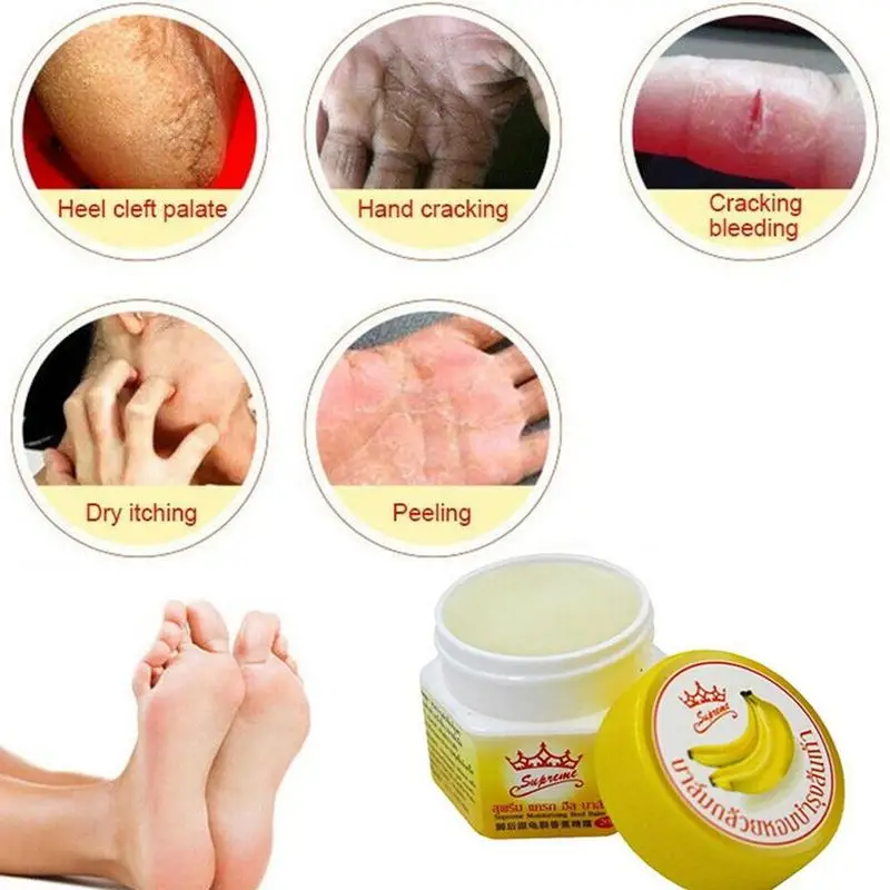 Thailand Banana Anti-chapping Repair Heel Cream Moisturizing Prevent Dry Crack Ointment Foot Care Relief Smooth Skin |