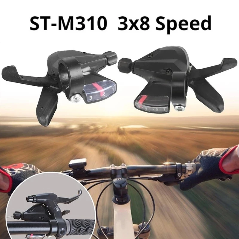 

SL-M310 Bicycle Mountain Bike Finger Dial 3/8 Speed Split Transmission Hybrid Accessories Parts