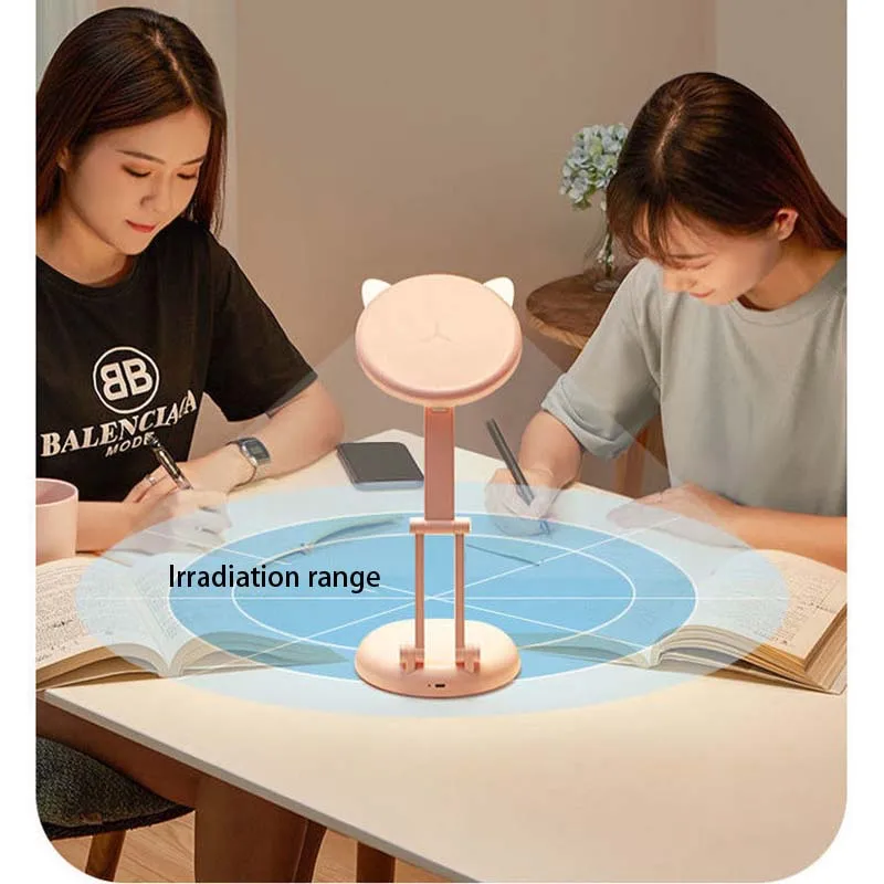 

LED cute desk lamp eye protection student learning charging folding portable bedside bedroom table lamp modern table lamp CE