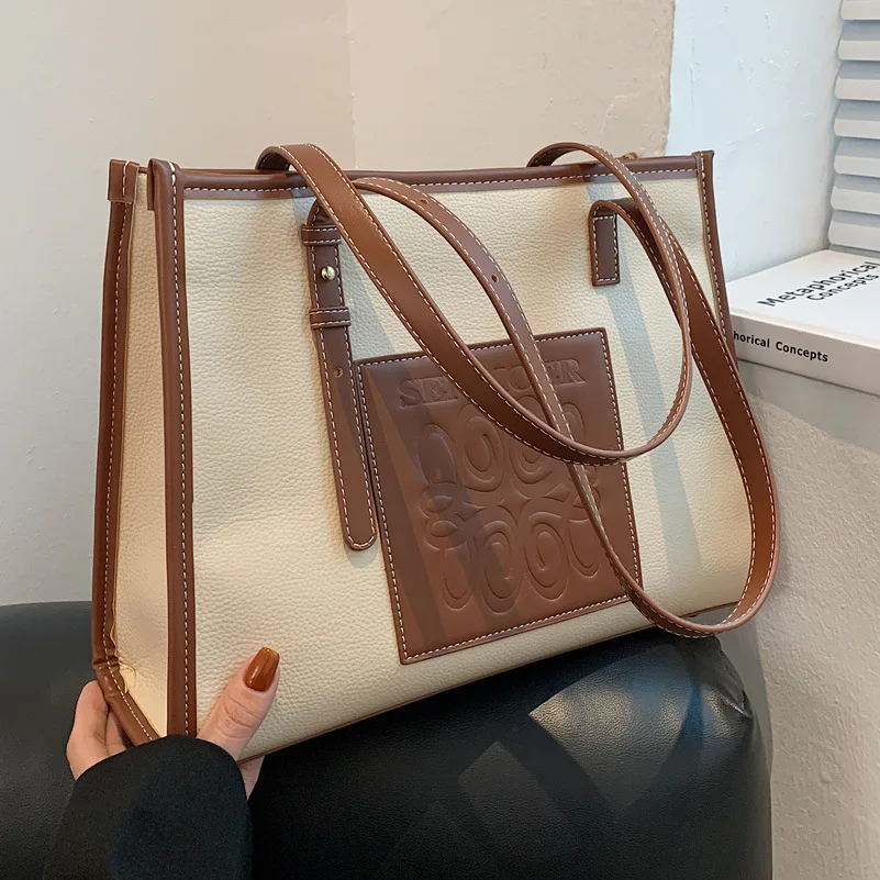 

Винтажные брендовые дизайнерские вместительные сумки-тоуты на плечо, женские сумочки, кошельки 2021, новые модные женские сумки-мессенджеры ...