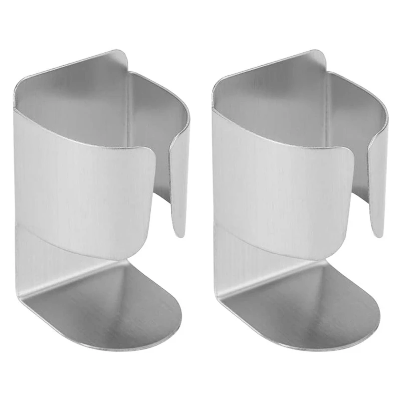

Promotion! 2-Piece Self-Adhesive Wall-Mounted Stainless Steel Electric Toothbrush Holder Bathroom and Kitchen Storage Accessorie