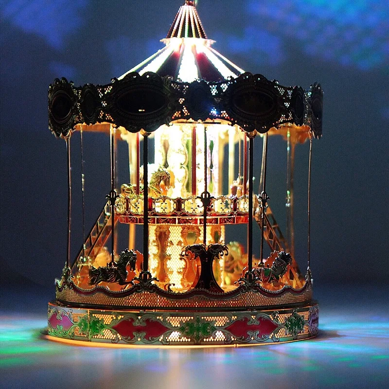 Металлический 3D пазл Piececool P082 Merry Go Набор круглых моделей для самостоятельной
