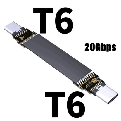 Удлинительный кабель USB 3 2 типа C к Type щит FPV FPC плоский 3A 20 Гбит/с Gen2 x EMI