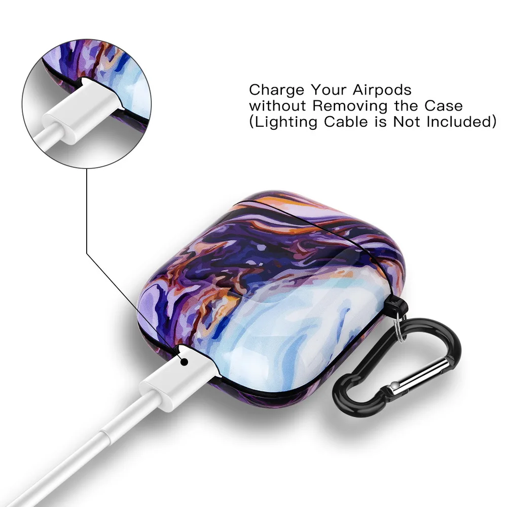Netarlier Новый роскошный чехол из мягкого ТПУ для наушников Apple Airpods 1 2 Глянцевая IMD