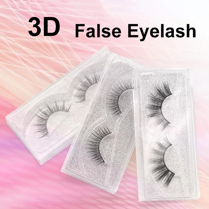 Густые натуральные накладные ресницы ручной работы имитация норки 3D мягкое