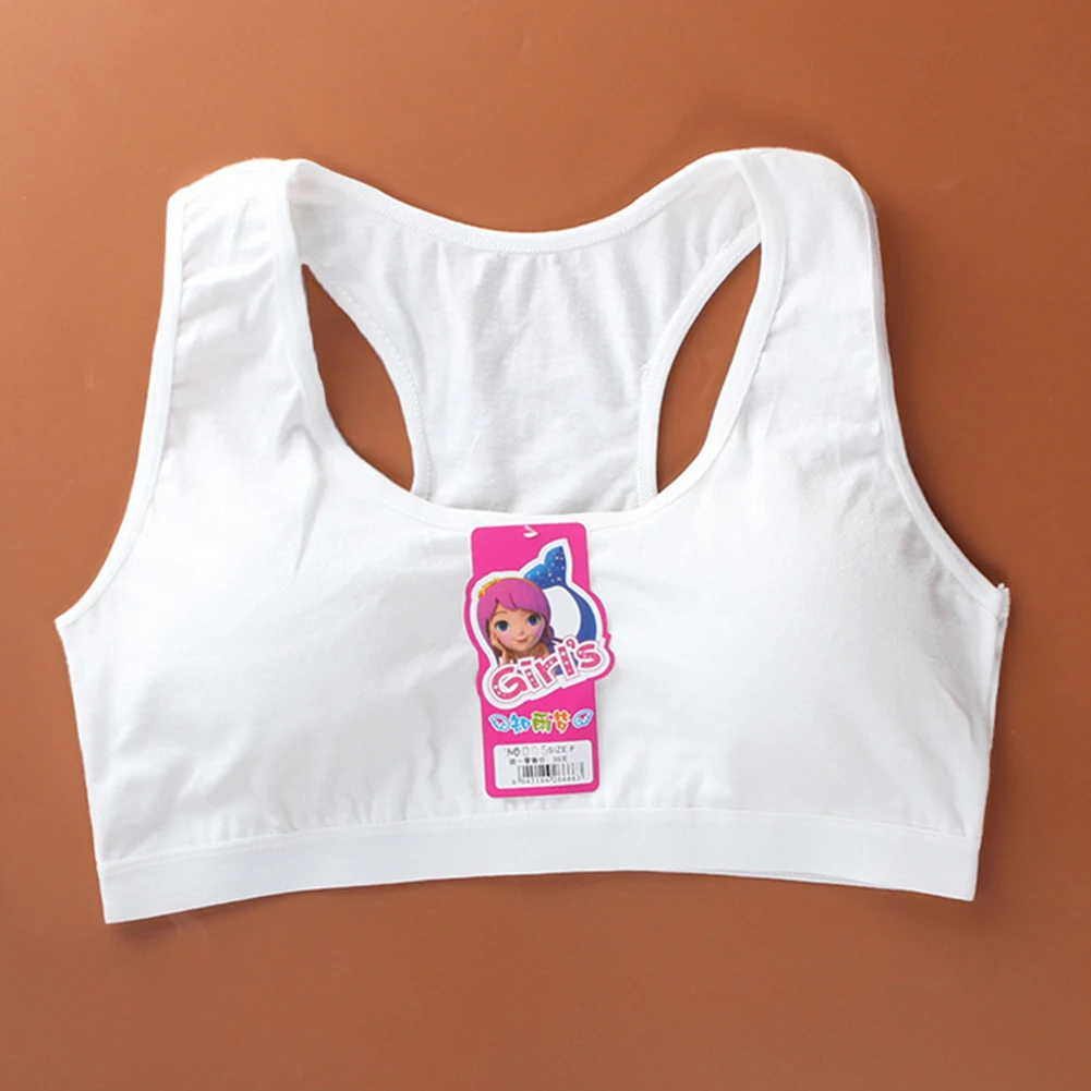 Тренировочные бюстгальтеры нижнее белье для девочек хлопковый бюстгальтер