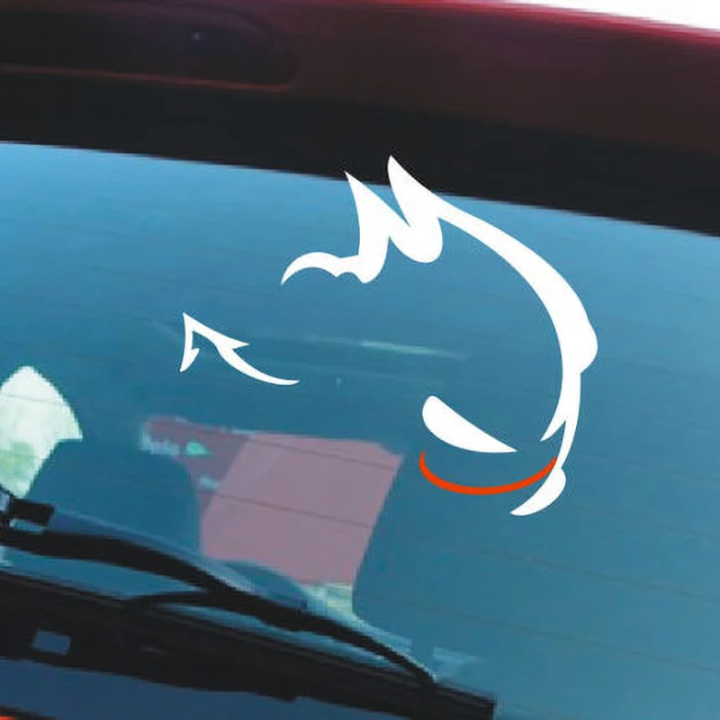 Автомобильная наклейка для Фольксваген злой кролик светоотражающая виниловая 2